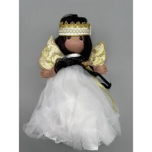 The Doll Maker Precious Moments Linda Rick Doll Heavenly Angel Dark Hair #3 RARE